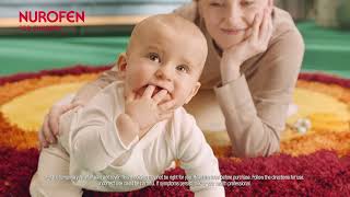 Nurofen for Children relieves inflammation the source of baby teething pain [upl. by Anderer]