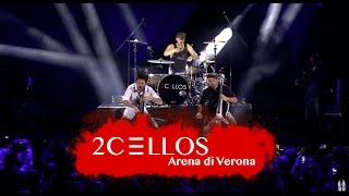 2CELLOS  The Trooper Overture Live at Arena di Verona [upl. by Adnohsel]