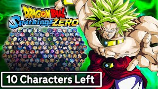 DRAGON BALL SPARKING ZERO  The FINAL 10 Characters In Sparking Zero [upl. by Barnabe680]