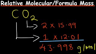 Relative Molecular Mass amp Relative Formula Mass [upl. by Davilman516]