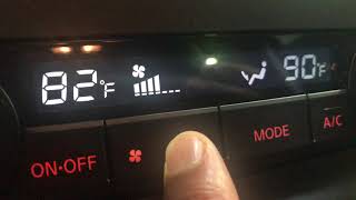 Nissan Titan – Air conditioner and heater controls overview [upl. by Acinom]