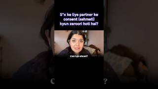 First time sx Consent kya hota hai Dr Cuterus explains drcuterus consent body intimacy tips [upl. by Bhayani]