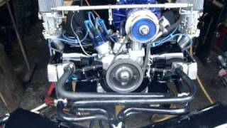 2110cc VW Type 1 New Build Engine running on Stand Going into Splitty Kombi [upl. by Ocsinarf]