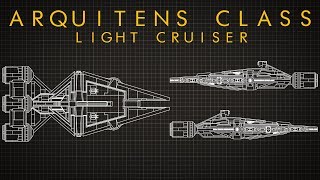 Star Wars Arquitens Class Light Cruiser  Ship Breakdown [upl. by Annoyi154]