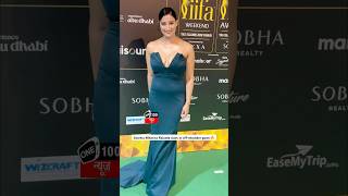 Actress Niharica Raizada slays in offshoulder gown as she poses for shutterbugs at IIFA 2024 [upl. by Itsirc]