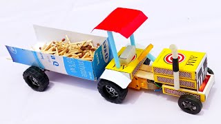 Amazing Diy Tractor  Matchbox Tractor  Scienceproject [upl. by Enaenaj]