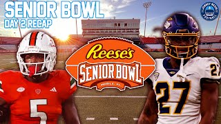 Senior Bowl  Day 2 Recap [upl. by Acirret214]