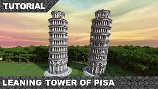 Minecraft Leaning Tower of Pisa Tutorial amp Download part 2 [upl. by Tobie]