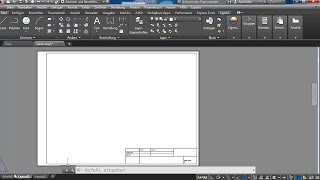 AutoCad 2016 Seiten einrichten Layout anlegen [upl. by Merlina431]