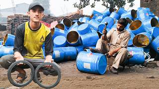 quotIncrediblequot Process Of Making Tricycle Tires From Scratch In A Local Factory [upl. by Picker]