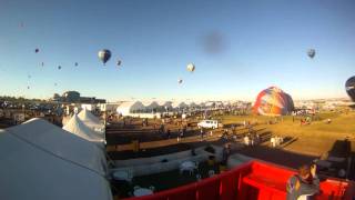 Timelapse 2010 Balloon Fiesta [upl. by Anneirb]