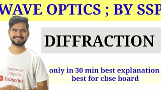 6Diffraction of light  wave optics  physics class 12 [upl. by Ynnal]