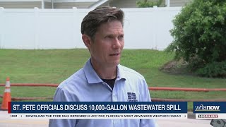 St Pete officials discuss Riviera Bay wastewater spill [upl. by Gaston]