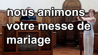 Fais de nous Seigneur les témoins P universelle  Animation cérémonie mariage musique amp chant [upl. by Hannis35]