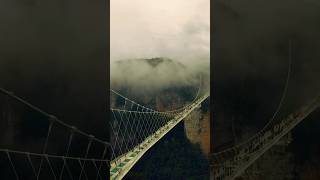 🛤️ New glass bridge🌉 of Hunan China 🌟 shorts travel nature bridge glassbridge [upl. by Aisatnaf]