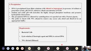 Isolation of Genomic DNA PPT [upl. by Sitarski]