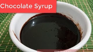 Chocolate Syrup Recipe in Hindi  चॉकलेट सिरप  Homemade chocolate syruphow to make chocolate syrup [upl. by Zita]