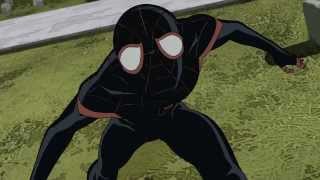 Ultimate Spiderman Miles Morales Music Video  Linkin Park  Breaking the Habit amv [upl. by Ahsyas]