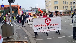 Demo in Köln gegen die Schließung des Krankenhauses Holweide und der Kinderklinik Amsterdamer Straße [upl. by Haik]