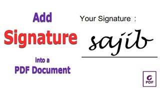 How to Add a Signature to a PDF Document in Foxit PhantomPDF [upl. by Kerek]