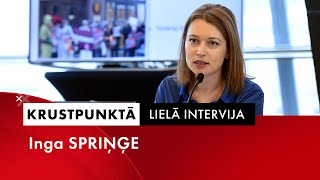 Lielā intervija quotRe Balticaquot žurnāliste Inga Spriņģe  Krustpunktā [upl. by Stearne412]