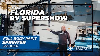 Live from the Florida RV Super Show  Check Out the Paint Job on this 2023 Sprinter 3530DEN [upl. by Siubhan551]