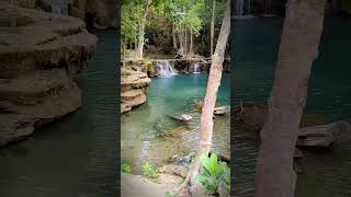 Huai Mae Khamin Waterfall in Thailand [upl. by Aurore]