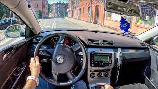 2006 Volkswagen Passat B6 20 TDI 140HP 0100 POV Test Drive 1844 Joe Black [upl. by Ilsel]