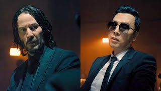 John Wick 4  Donnie Yen amp Keanu Reeves curse in Cantonese [upl. by Nussbaum]