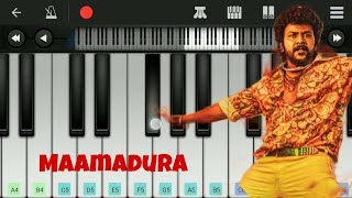 Maamadura  Jigarthanda Double X  Easy Piano Tutorial [upl. by Eellek507]