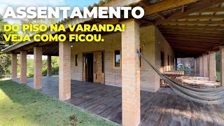 ASSENTAMENTO DO PISO 60X120 PROJETO TIJOLOS ECOLOGICOS [upl. by Nawek]