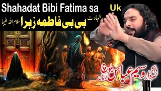 Shahadat Bibi Fatima sa  Yakam Jamadi Ul sani 2024 Uk  Zakir Waseem Abbas Baloch  Yadgar Majlis [upl. by Llennol]