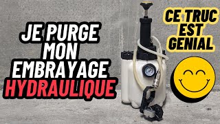 EP8 Purge de mon embrayage hydraulique seulCet objet est génial [upl. by Idden]