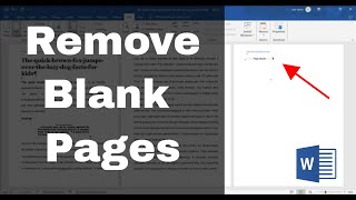 How to REMOVE BLANK PAGES In Word Full Solution [upl. by Ahsiek]