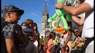 Fête des Arts du cirque à Bazas Gironde [upl. by Felicio]