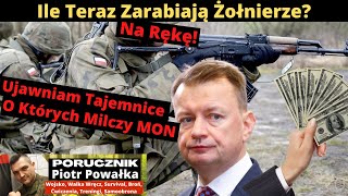 Zarobki Żołnierzy Zawodowych Jak Jest Naprawdę Ile Faktycznie MON Dał Podwyżki [upl. by Midas529]