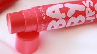 Maybelline Baby Lips  Cherry Kiss Review [upl. by Eiramlatsyrc]