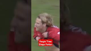 Crucial Goal in Fergie Time  Diego Forlan score to win in injuries time [upl. by Handler]