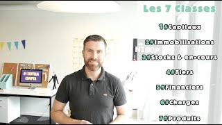 Les 7 classes comptables  PCG ⎜TUTO sur les bases de la compta [upl. by Leksehcey]