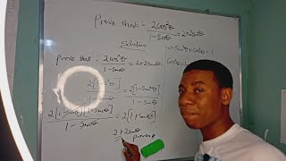 solving trigonometric problem MrVictorMathsTutor [upl. by Alik]