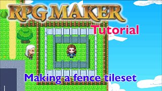 RPG Maker Fence Tileset Tutorial Using Aseprite [upl. by Ahseela619]