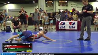 Schoolboy 97 Logan Rozynski New Jersey Vs Samuel Cartella Ohio [upl. by Russi784]