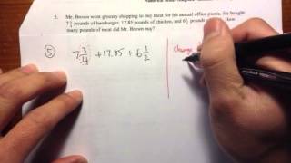 COMPASS Q5 Numerical SkillsPrealgebra official practice problems [upl. by Yelah]