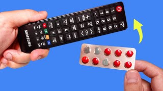 Take a Common Empty Pill Pack and Fix All Remote Controls in Your Home How to Repair TV Remote [upl. by Boylan]