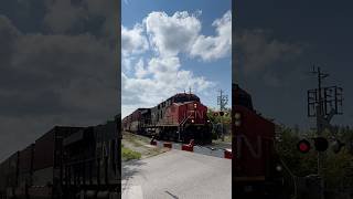 CN Q101 flying through downtown Beaverton 9222024 [upl. by Agrippina945]