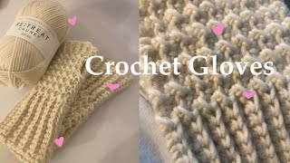 Crochet Fingerless Gloves  beginner friendly [upl. by Yrruc152]