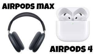 Airpods 4 amp AirdPods Max New Features [upl. by Dewhirst562]