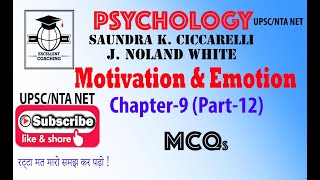 CiccarelliMotivation amp EmotionMCQsChapter 9Part 12 [upl. by Aneeuqahs751]