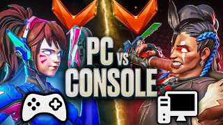 BRONZE Console vs BRONZE PC in Overwatch 2  Who wins [upl. by Edaj802]