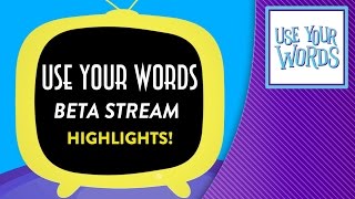 Use Your Words Beta Stream Highlights  Brentalfloss [upl. by Valerio764]